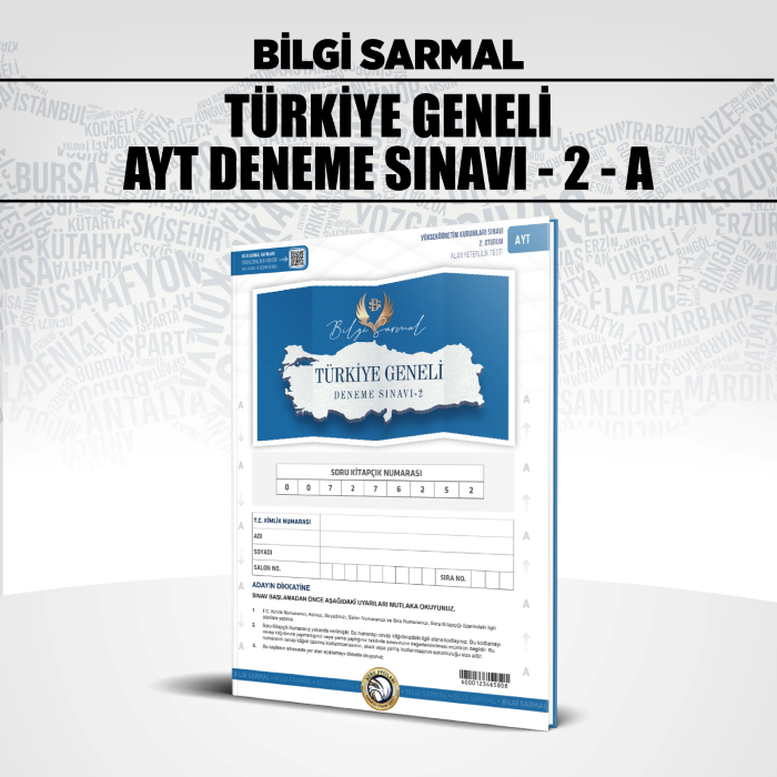 B.SARMAL YKS AYT TÜRKİYE GENELİ SNV 2-A - 2025-26